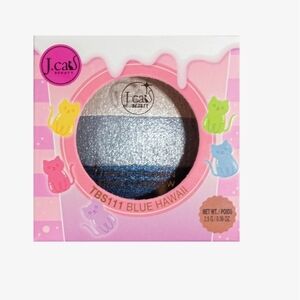 J. cat Triple Crown Baked Eyeshadow- Blue Hawaii- NIB